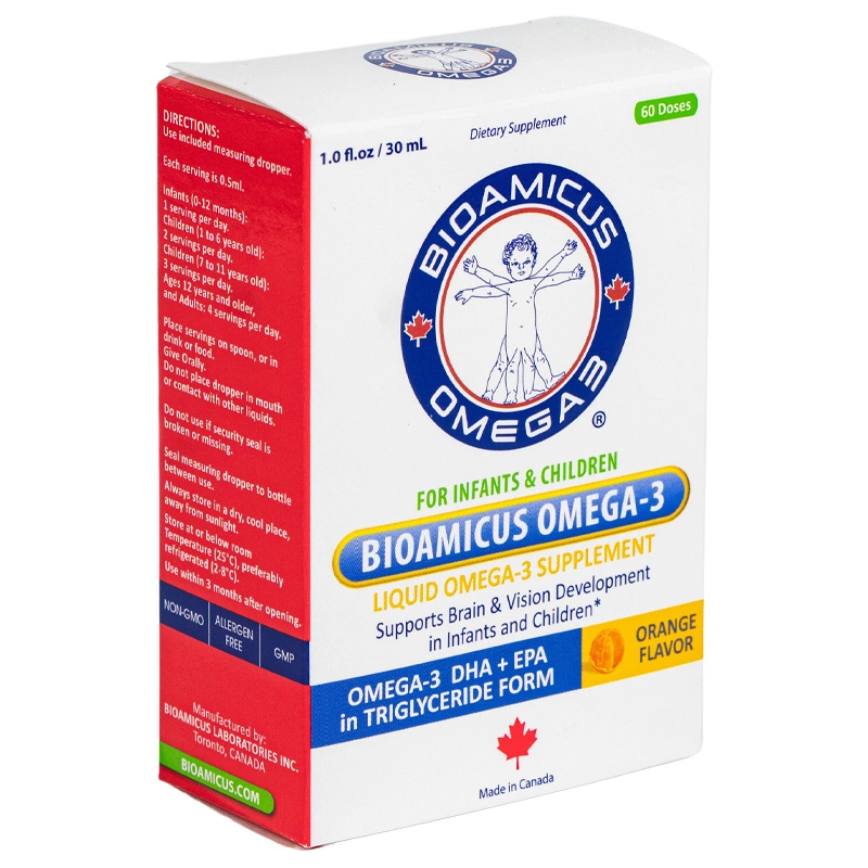 Combo 3 BioAmicus Omega-3 hỗ trợ não bộ và thị giác hương cam, 30 ml dạng uống (từ 0 tháng) 8