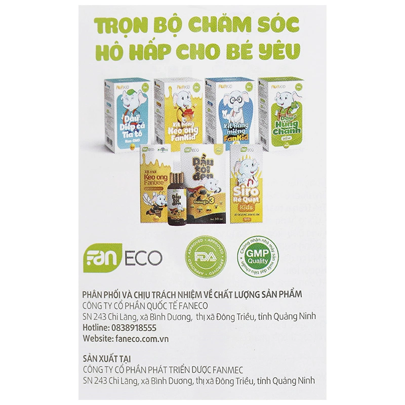 Dầu húng chanh kẽm Fankid tăng sức đề kháng, 30 ml dạng nhỏ giọt (từ 0 tháng) 12