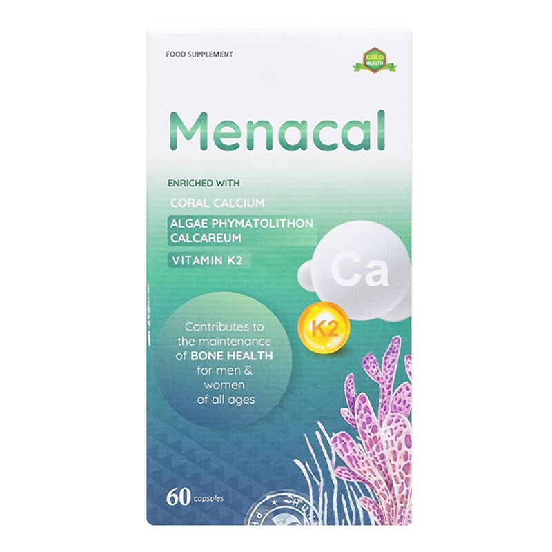 Menacal hỗ trợ xương, răng chắc khỏe, 60 viên dạng viên (từ 6 tuổi) 2