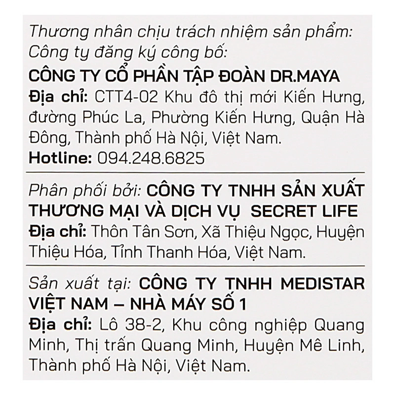 Siro tảo xoắn Dr.Maya giúp ăn ngon, tăng sức đề kháng hương caramel, 30 gói dạng uống (từ 1 tuổi) 15