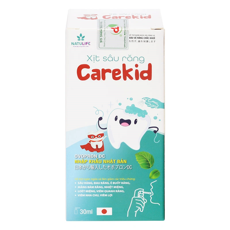 Natulife CareKid ngừa sâu răng hương thảo dược, 30 ml dạng xịt (từ 6 tháng) 2