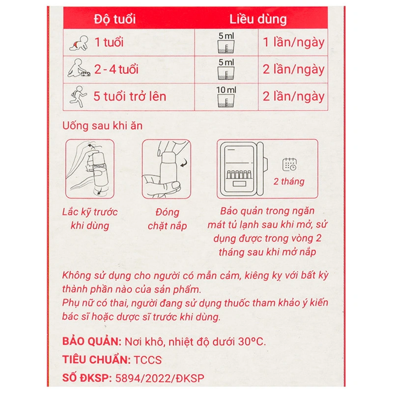 Siro Herbland Healthza Yummy hỗ trợ ăn ngon hương gạo, 150 ml dạng uống (từ 1 tuổi) 10