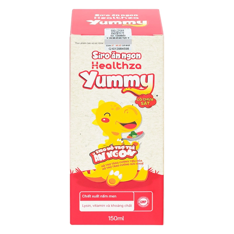 Siro Herbland Healthza Yummy hỗ trợ ăn ngon hương gạo, 150 ml dạng uống (từ 1 tuổi) 2