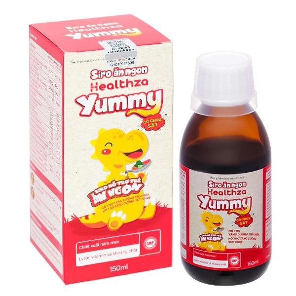 Siro Herbland Healthza Yummy hỗ trợ ăn ngon hương gạo, 150 ml dạng uống (từ 1 tuổi) 1