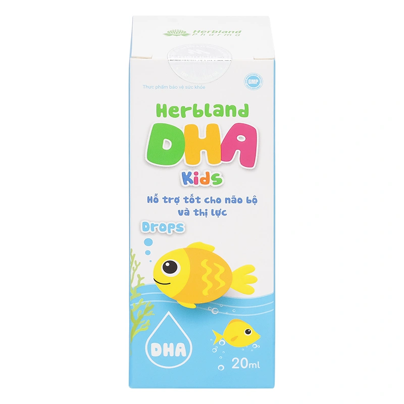 Siro Herbland DHA Kids tốt cho não và mắt 20 ml (từ 6 tháng) 3