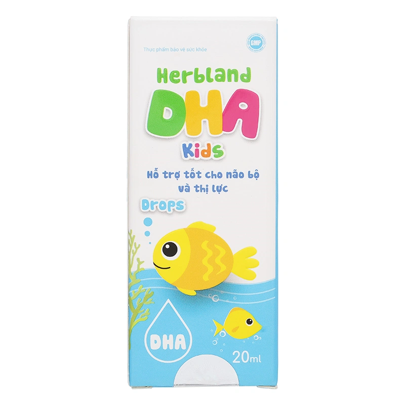 Siro Herbland DHA Kids tốt cho não và mắt 20 ml (từ 6 tháng) 4