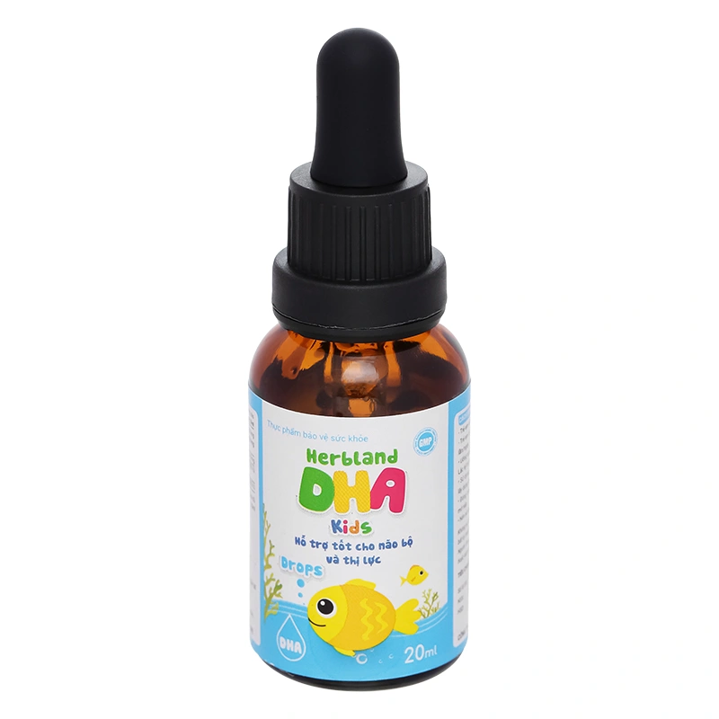 Siro Herbland DHA Kids tốt cho não và mắt 20 ml (từ 6 tháng) 7