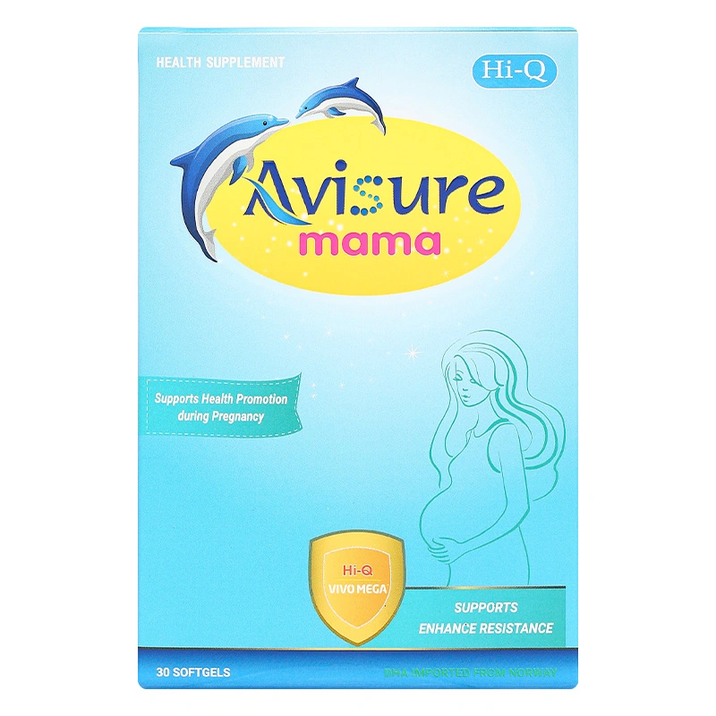 Bộ 2 hộp Avisure mama bổ sung vitamin và khoáng chất hương vani, 60 viên dạng viên 16