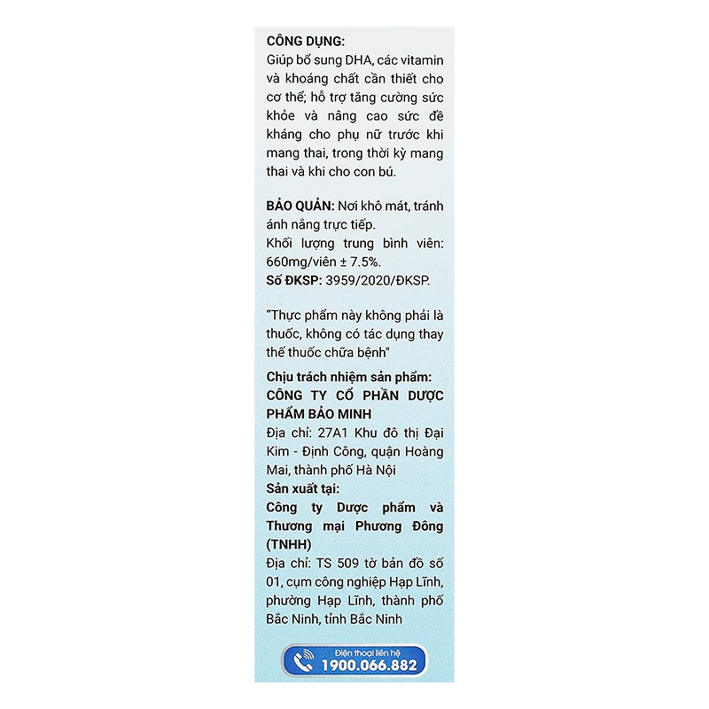 Bộ 2 hộp Avisure mama bổ sung vitamin và khoáng chất hương vani, 60 viên dạng viên 21