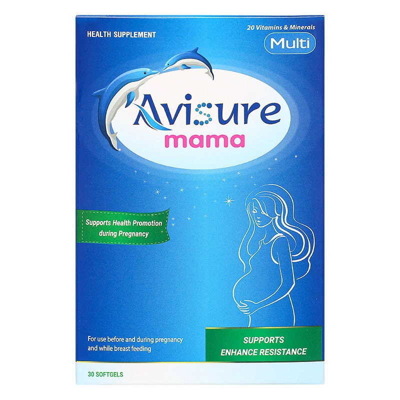 Bộ 2 hộp Avisure mama bổ sung vitamin và khoáng chất hương vani, 60 viên dạng viên 7
