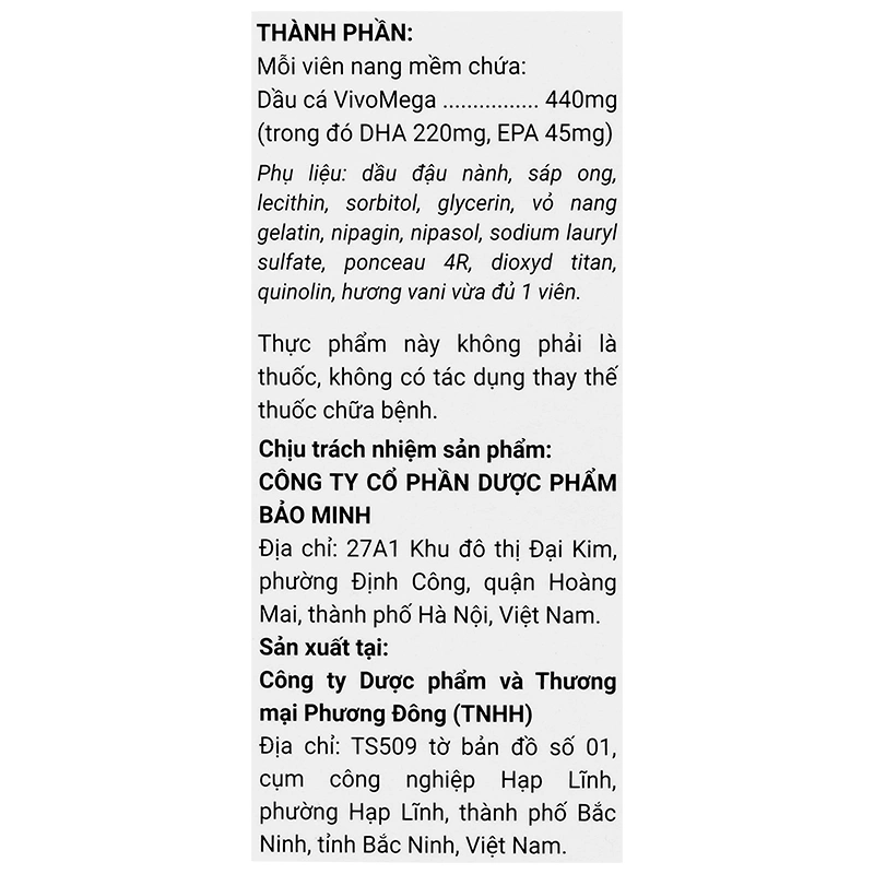 Avisure DHA hỗ trợ não bộ và thị lực hương vani, 40 viên dạng viên (từ 3 tuổi) 7