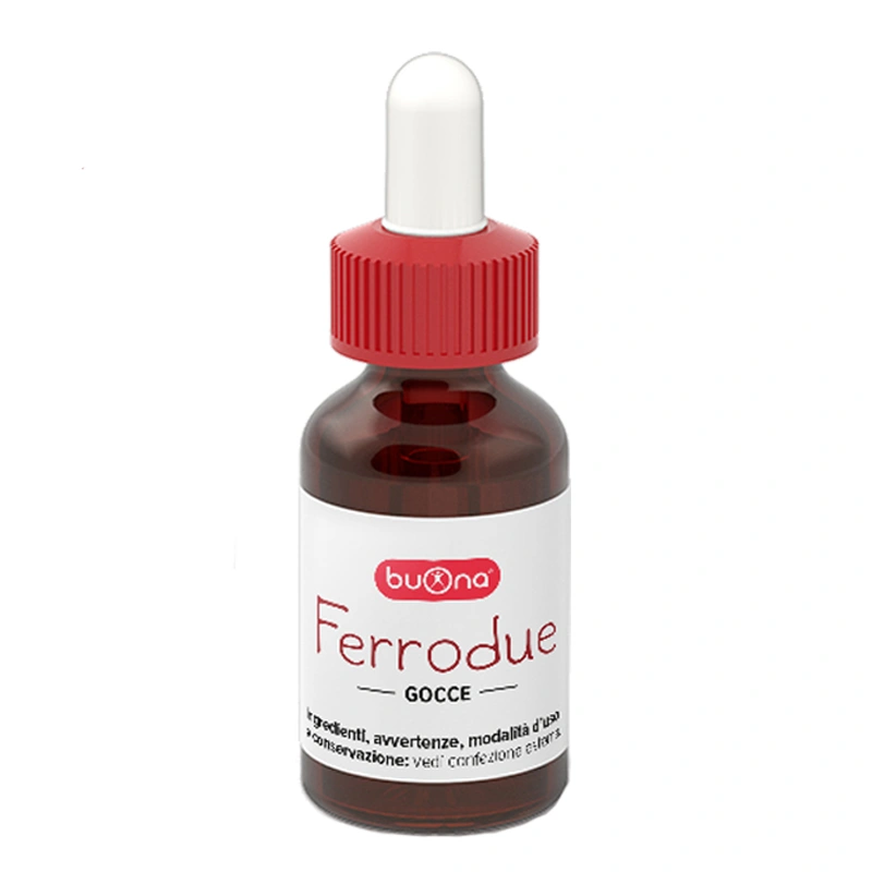 Buona Ferrodue bổ sung sắt, hỗ trợ tạo hồng cầu hương dâu, 15 ml dạng nhỏ giọt (từ 0 tháng) 4