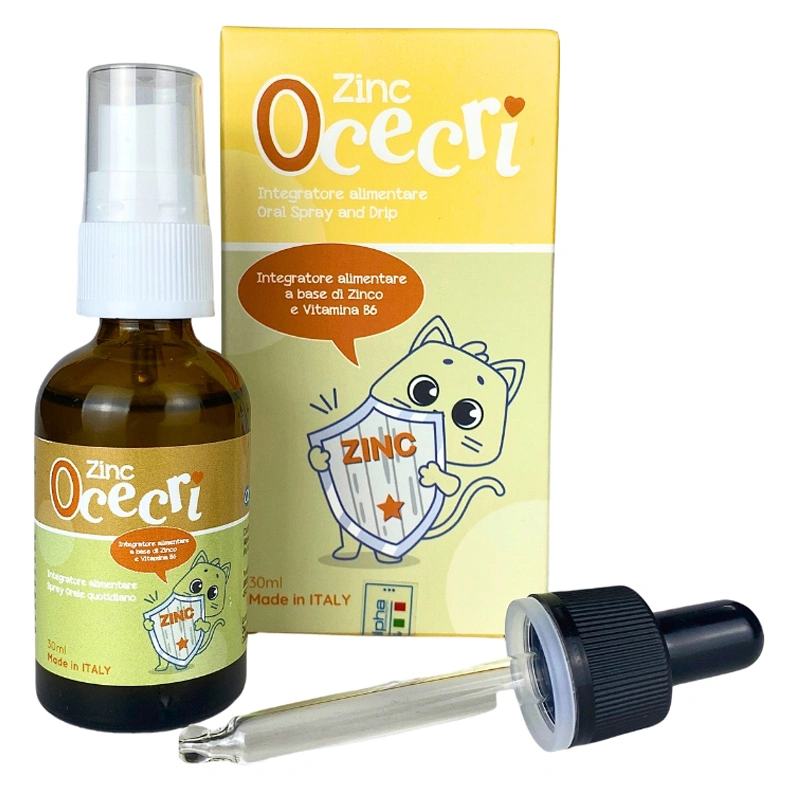 Ocecri Zinc bổ sung kẽm hỗ trợ ăn ngon, tăng đề kháng hương chuối, 30 ml dạng xịt (từ 6 tháng) 2