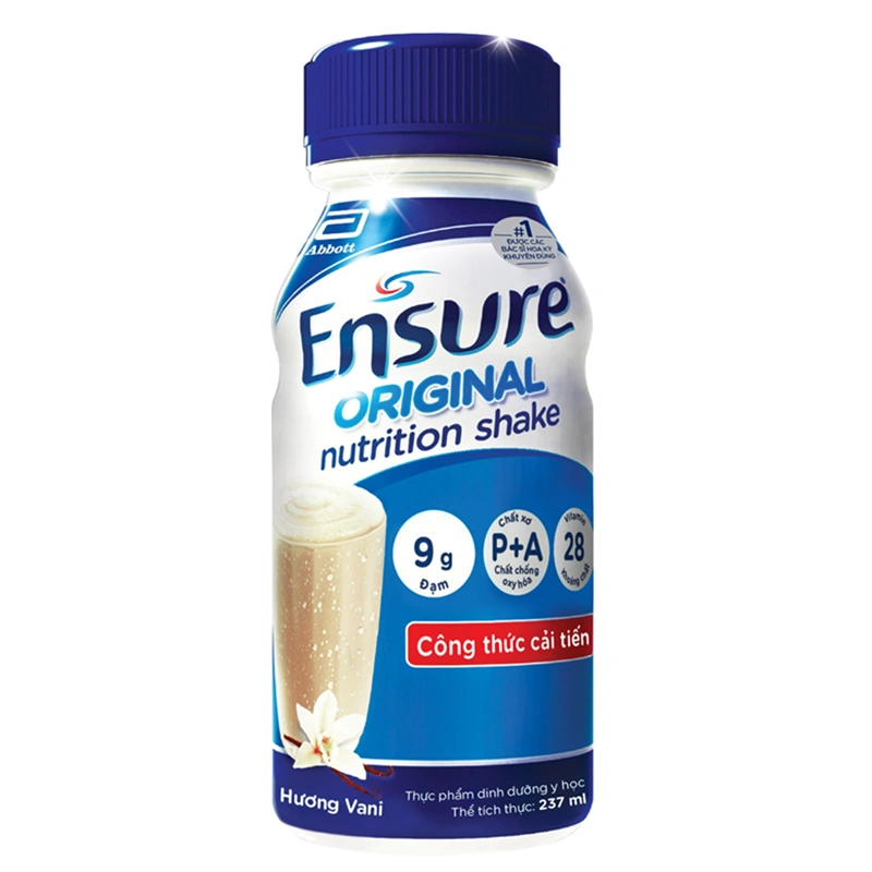 Lốc 6 chai sữa bột người lớn pha sẵn Ensure Original hương vani 237 ml 11