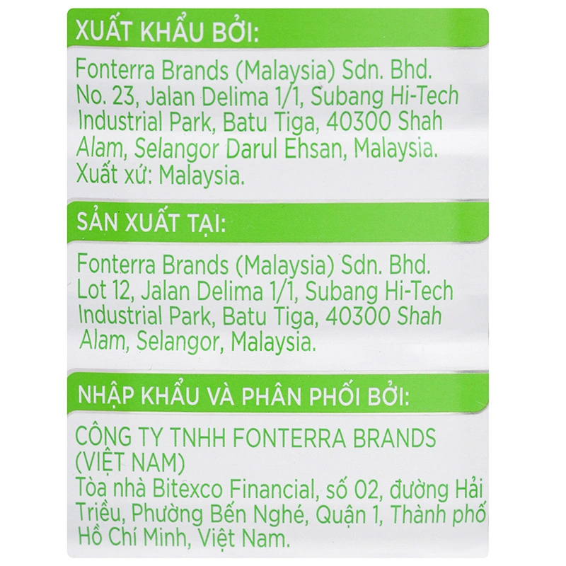 Sữa bột người lớn Anlene Gold 3X hương vani 800g 11
