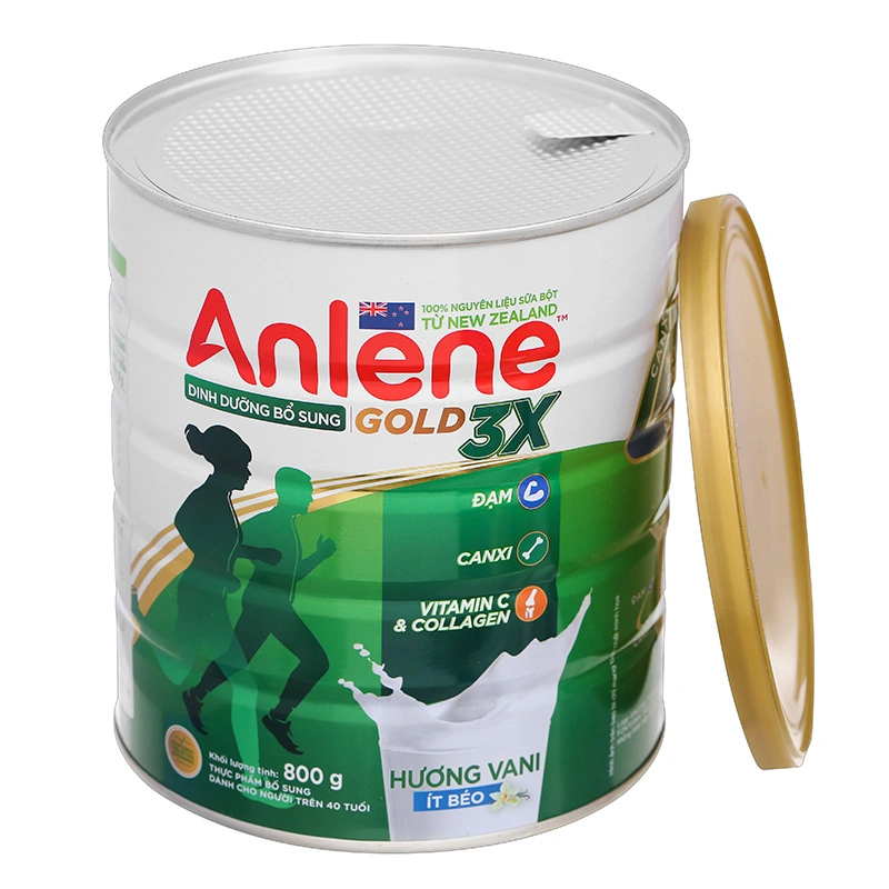 Sữa bột người lớn Anlene Gold 3X hương vani 800g 6
