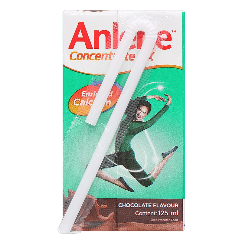 Lốc 4 hộp sữa bột người lớn pha sẵn Anlene Đậm Đặc 4X hương socola 125 ml 7