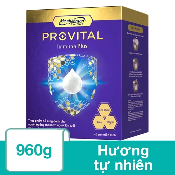 Sữa bột người lớn Provital Immuna Plus 960g 1