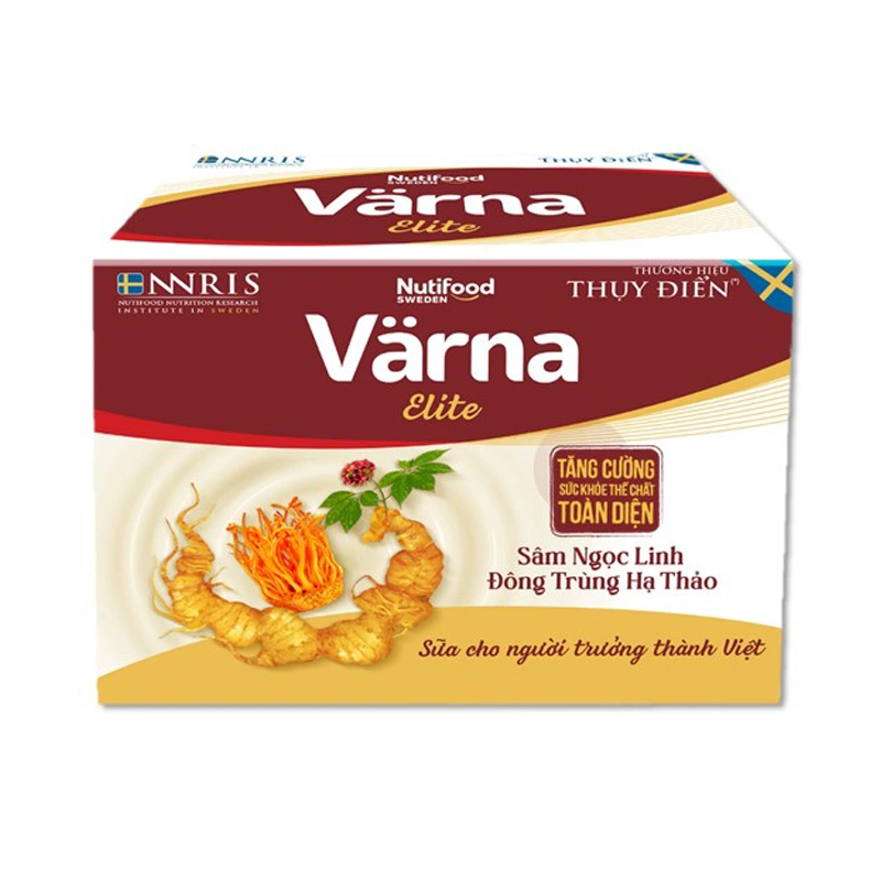 Lốc 6 chai sữa bột người lớn pha sẵn Nutifood Varna Elite hương sâm 237 ml 2