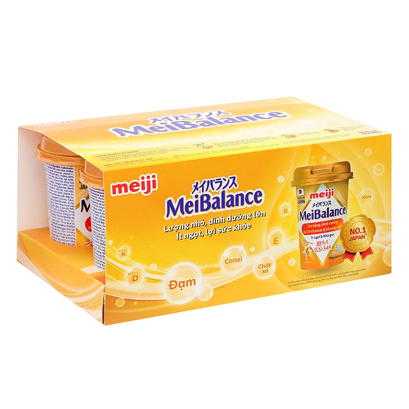 Thùng 24 hộp thực phẩm bổ sung Meiji MeiBalance hương ngũ cốc 125 ml dành cho người lớn - Giao bao bì ngẫu nhiên 6