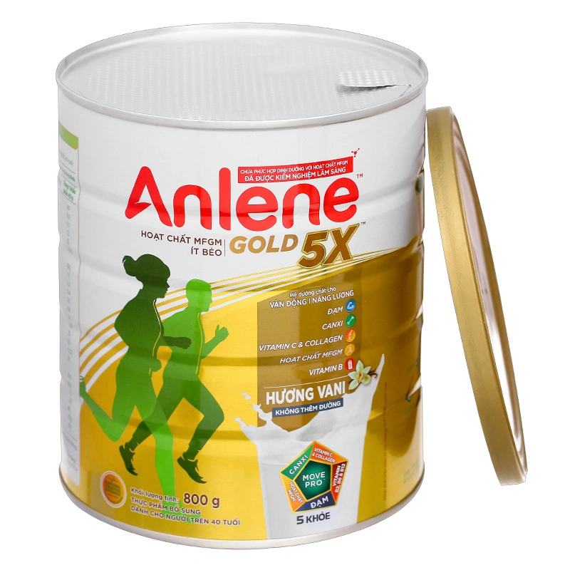Combo 2 hộp sữa bột người lớn Anlene Gold 5X hương vani 800g 7