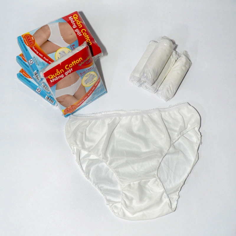 Combo 2 quần lót vải cotton mặc 1 lần KACHOOBABY size XXL (Bịch 5 cái) 9