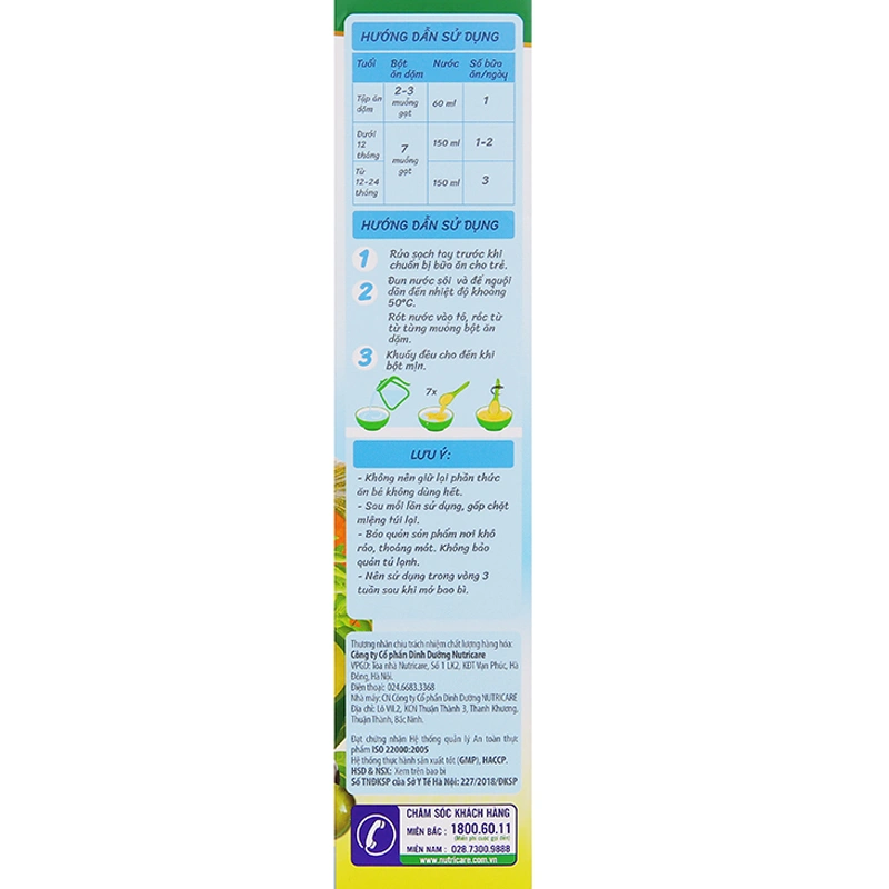 Bột ăn dặm MetaCare heo, rau ngót, bí đỏ và olive hộp 200g (7 - 24 tháng) 3