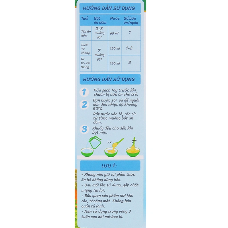 Bột ăn dặm MetaCare heo, rau ngót, bí đỏ và olive hộp 200g (7 - 24 tháng) 7