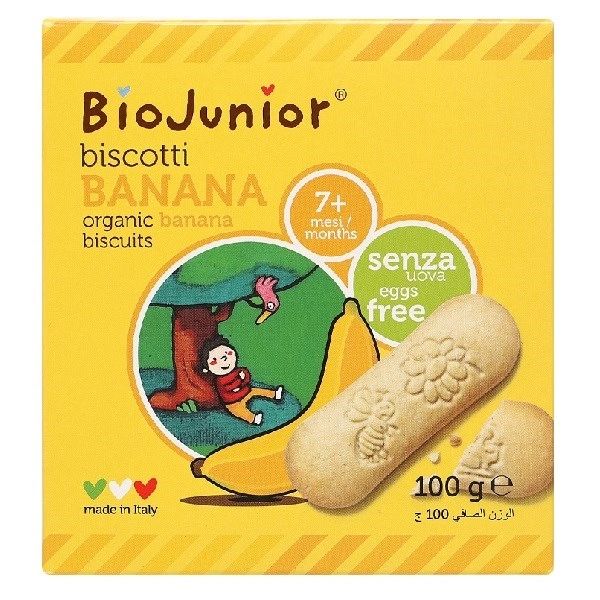 Bánh ăn dặm BioJunior Biscotti vị truyền thống hộp 100g (từ 7 tháng) 3