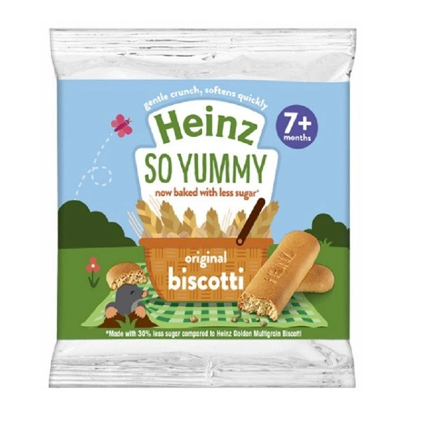 Bánh ăn dặm Heinz Biscotti vị tự nhiên gói 60g (từ 7 tháng) 1