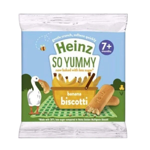 Bánh ăn dặm Heinz Biscotti vị tự nhiên gói 60g (từ 7 tháng) 5
