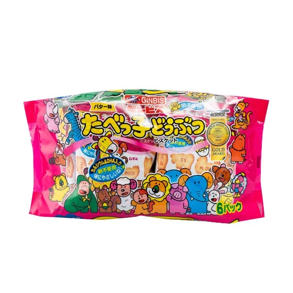 Bánh quy ăn dặm GinBis vị bơ gói 138g (từ 1 tuổi) - Giao bao bì ngẫu nhiên 1