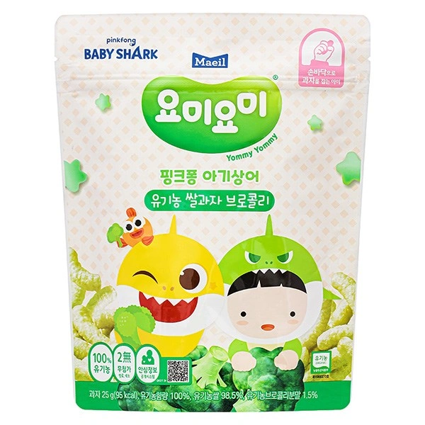 Bánh gạo ăn dặm Maeil Yommy Yommy Organic vị bí đỏ gói 25g (từ 7 tháng) 13