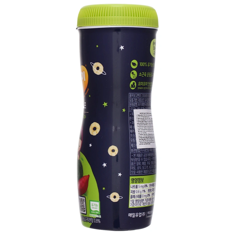 Bánh gạo ăn dặm Maeil Yommy Yommy vị chuối, xoài lon 42g (từ 1 tuổi) 15