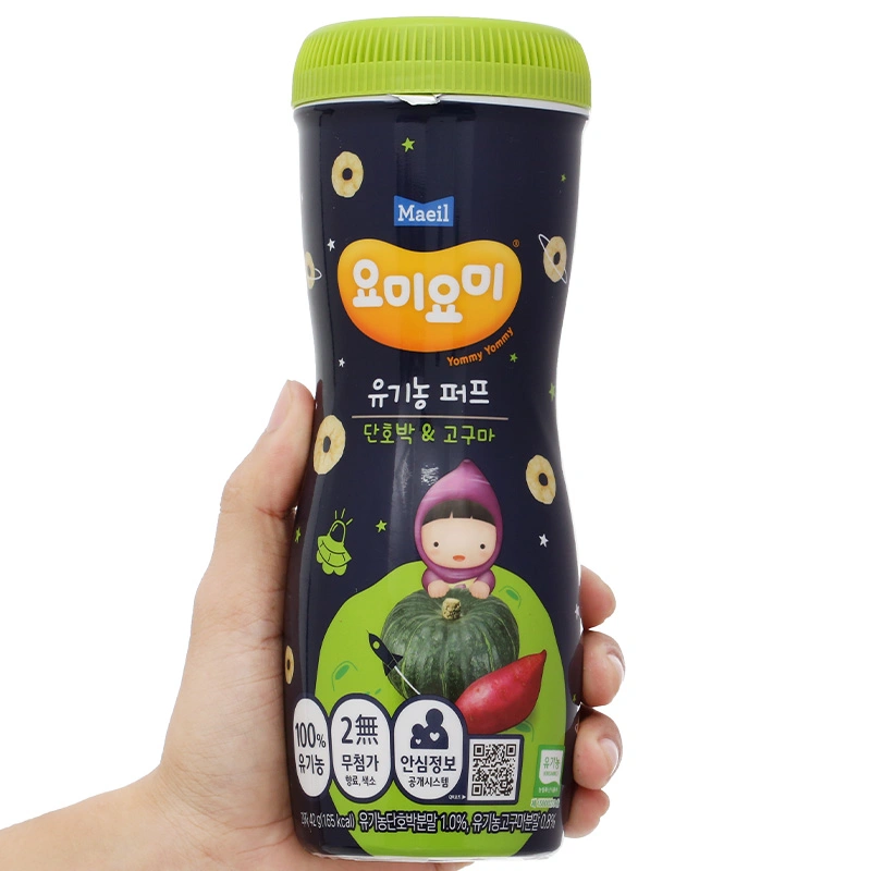 Bánh gạo ăn dặm Maeil Yommy Yommy vị chuối, xoài lon 42g (từ 1 tuổi) 17