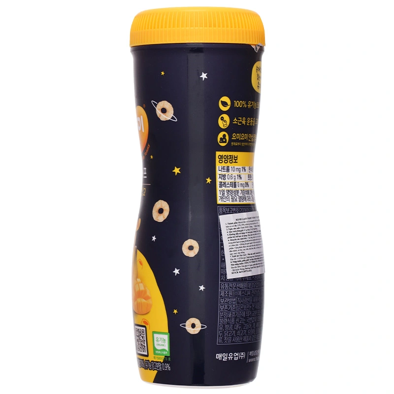 Bánh gạo ăn dặm Maeil Yommy Yommy vị chuối, xoài lon 42g (từ 1 tuổi) 3