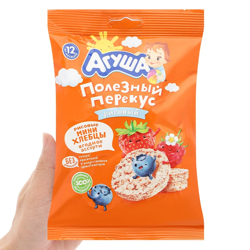Bánh gạo ăn dặm Agusha vị quả mọng gói 30g (từ 1 tuổi) 3