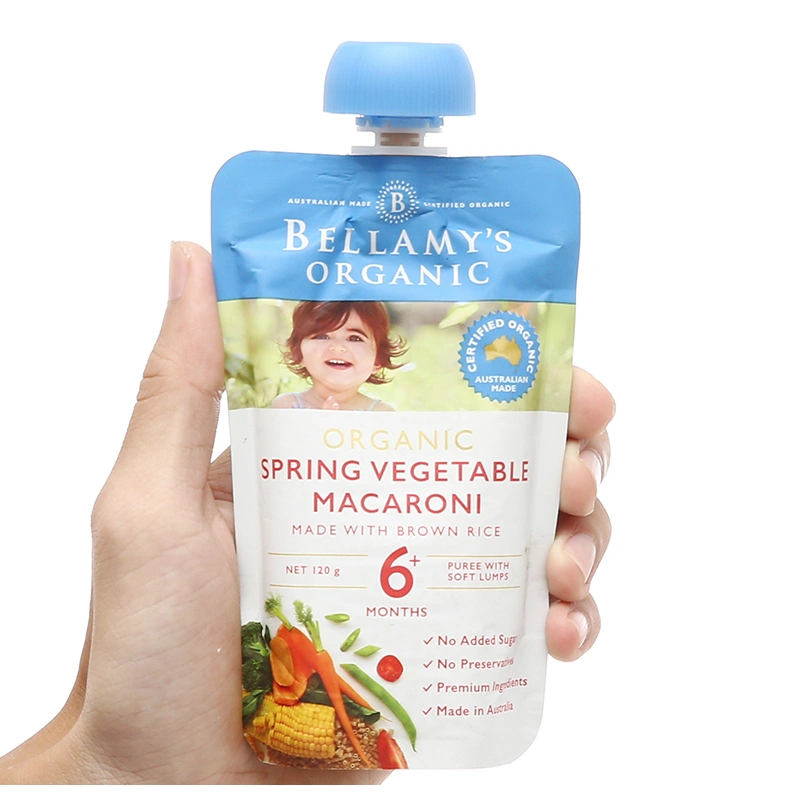 Dinh dưỡng ăn dặm Bellamy's Organic rau quả, nui hữu cơ gói 120g (từ 6 tháng) 3