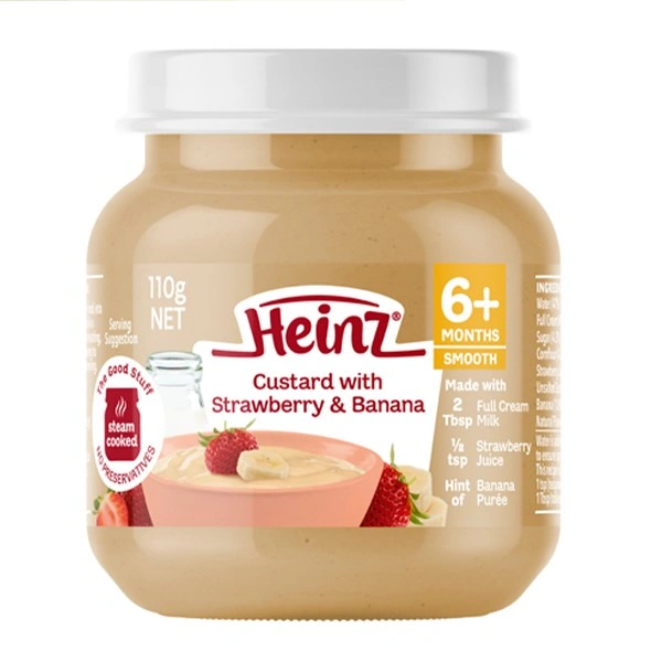 Dinh dưỡng ăn dặm Heinz vanilla hũ 110g (từ 6 tháng) 3