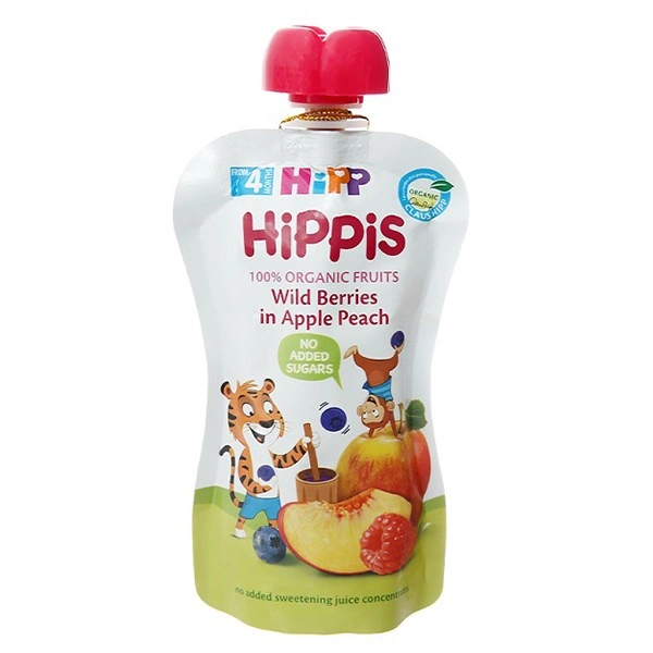 Dinh dưỡng trái cây nghiền HiPPiS táo, chuối túi 100g (từ 6 tháng) 7