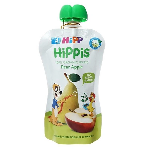 Dinh dưỡng trái cây nghiền HiPPiS táo, chuối túi 100g (từ 6 tháng) 9