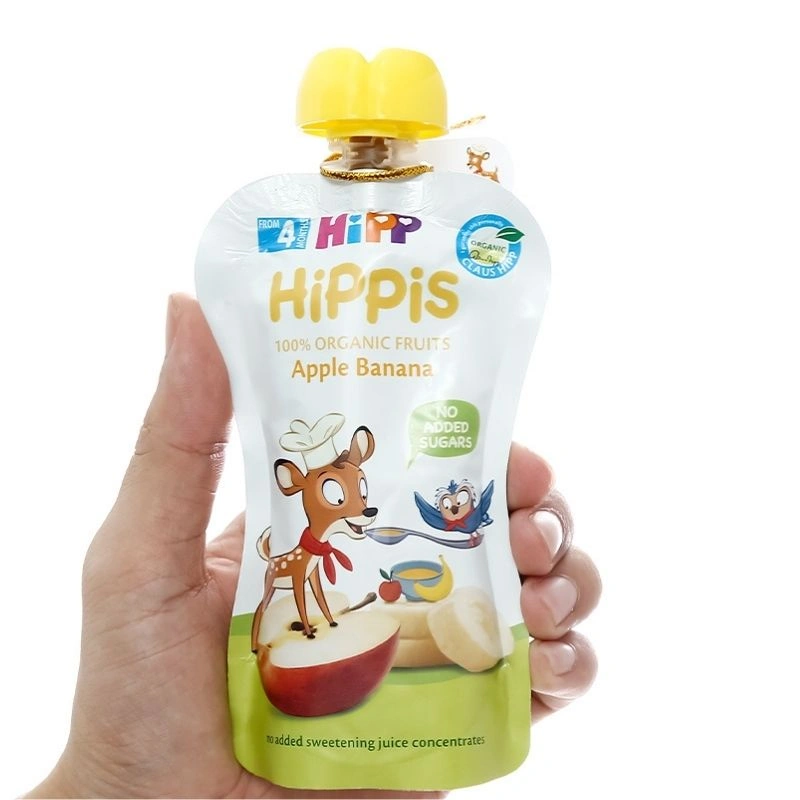 Dinh dưỡng trái cây nghiền HiPPiS táo, chuối túi 100g (từ 6 tháng) 3