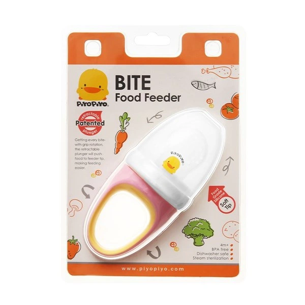 Túi nhai chống hóc PIYOPIYO PY830553 (từ 4 tháng) - Màu hồng 1