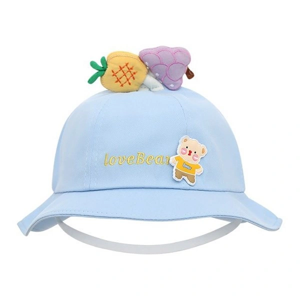 Nón vành cho bé Á Châu Love Bear màu da 3