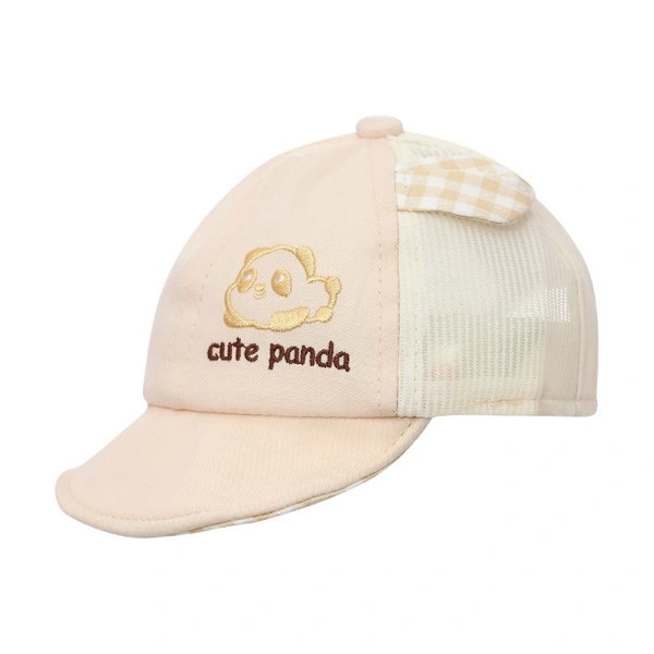 Nón kết cho bé Á Châu cute panda màu xanh dương 10