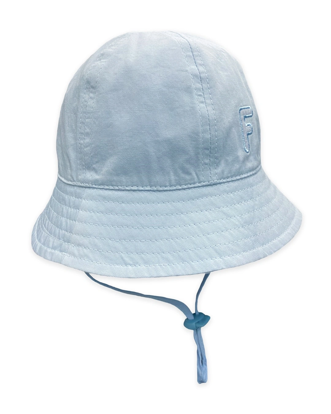 Nón vành cho bé trai Duy Ngọc thêu chữ F màu xanh nhạt 3