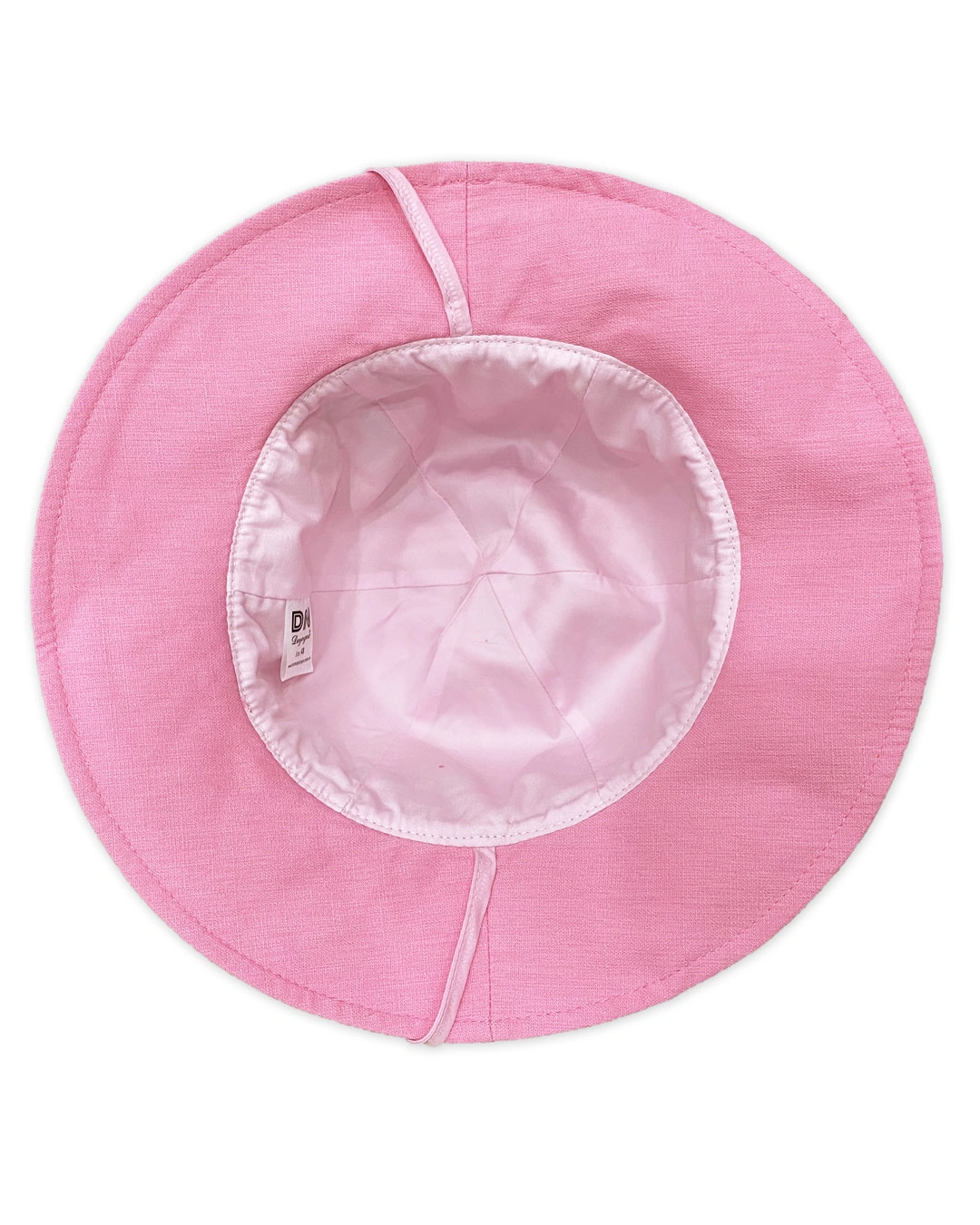 Nón vành cho bé gái Duy Ngọc thêu hoa bướm màu hồng nhạt 6