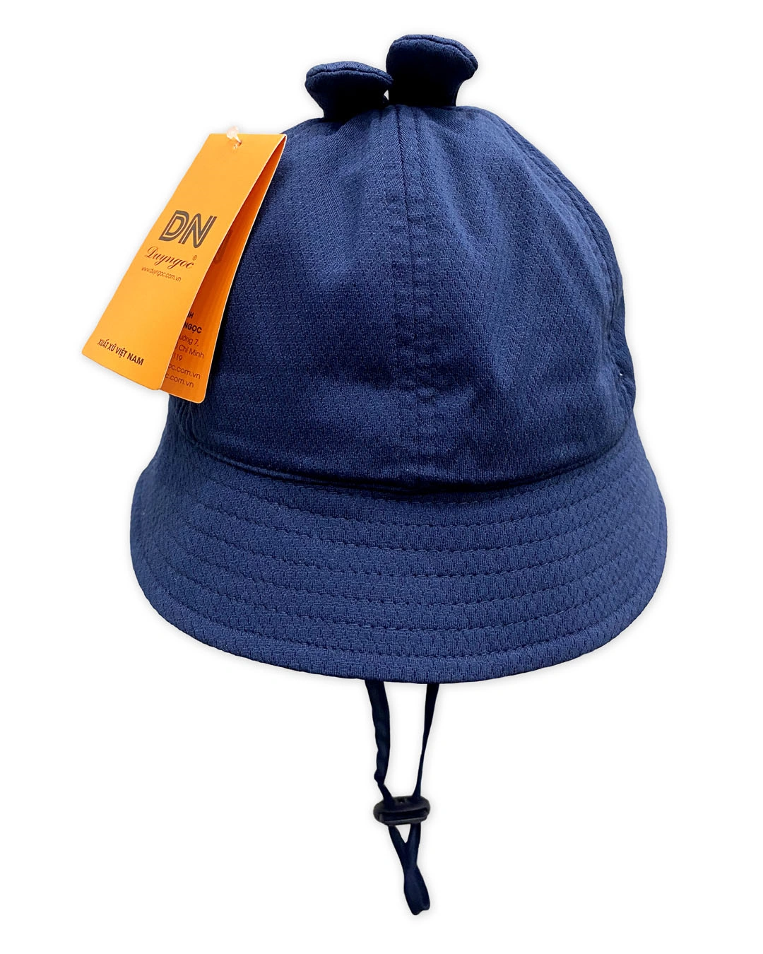 Nón vành cho bé trai Duy Ngọc in hình gà baby màu xanh đậm 4