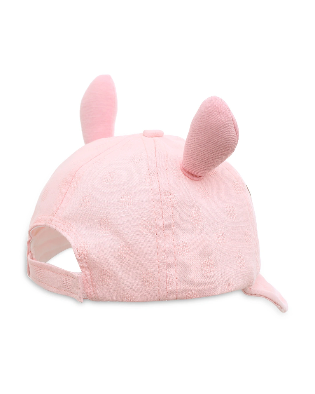 Nón kết cho bé gái TOP KIDS thêu thỏ và cà rốt màu hồng 3