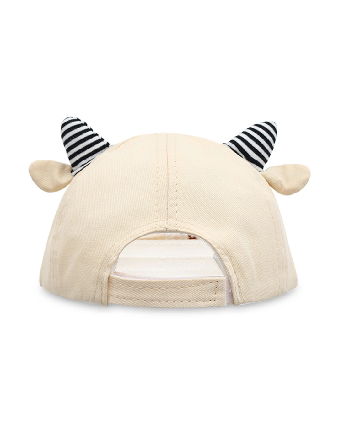 Nón kết cho bé TOP KIDS thêu bò màu be 4